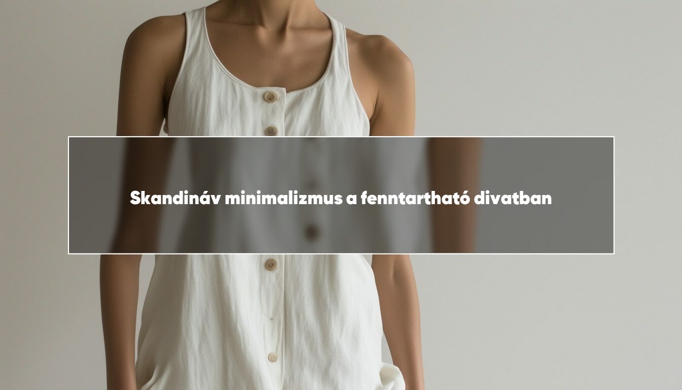 Skandináv minimalizmus a fenntartható divatban
