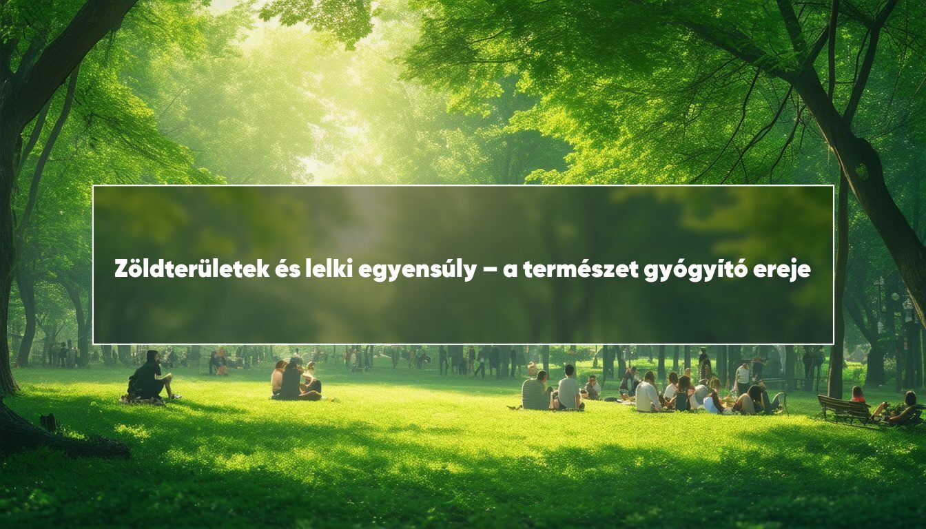 Zöldterületek és lelki egyensúly – a természet gyógyító ereje