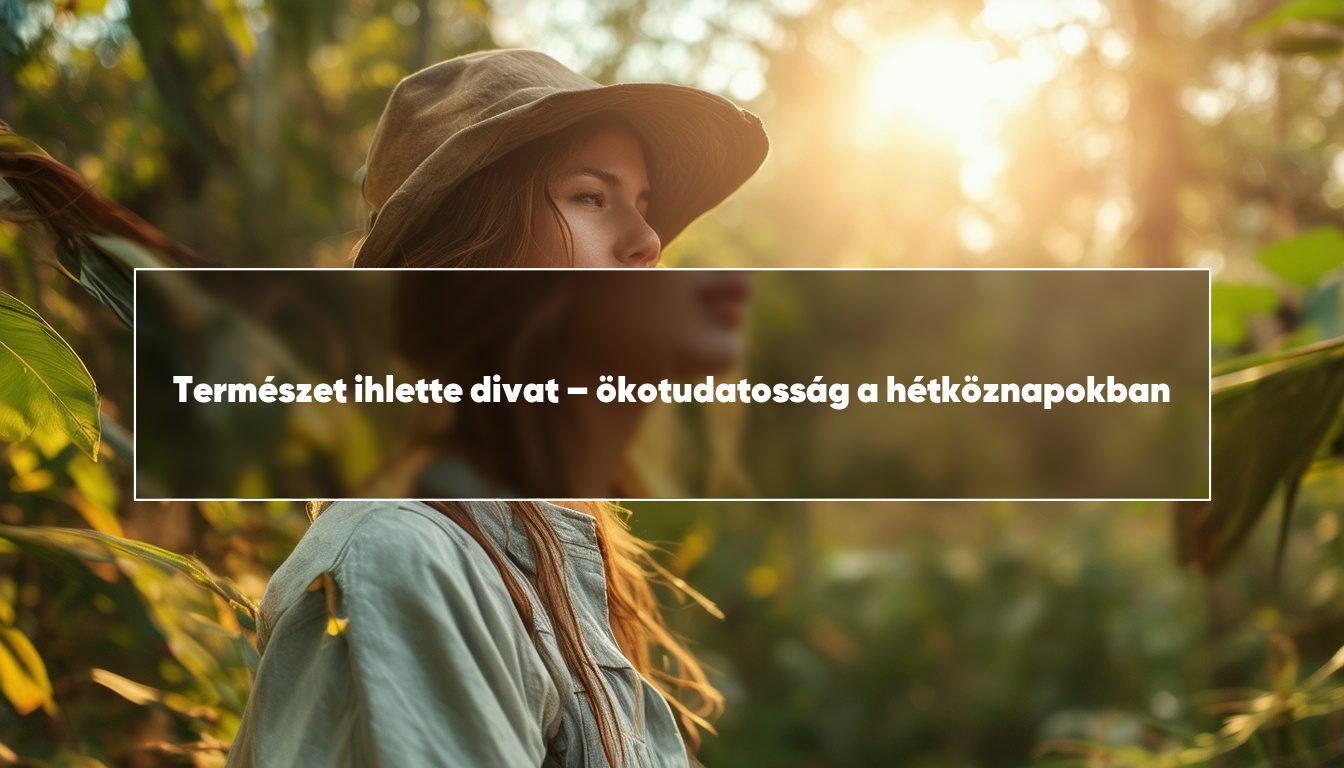 Természet ihlette divat – ökotudatosság a hétköznapokban